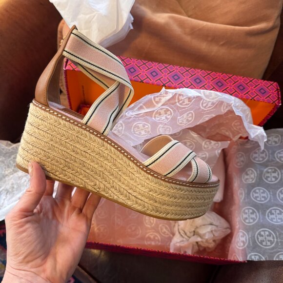 Tory Burch Blush 50 MM Frieda Espadrille - Picture 3 of 8